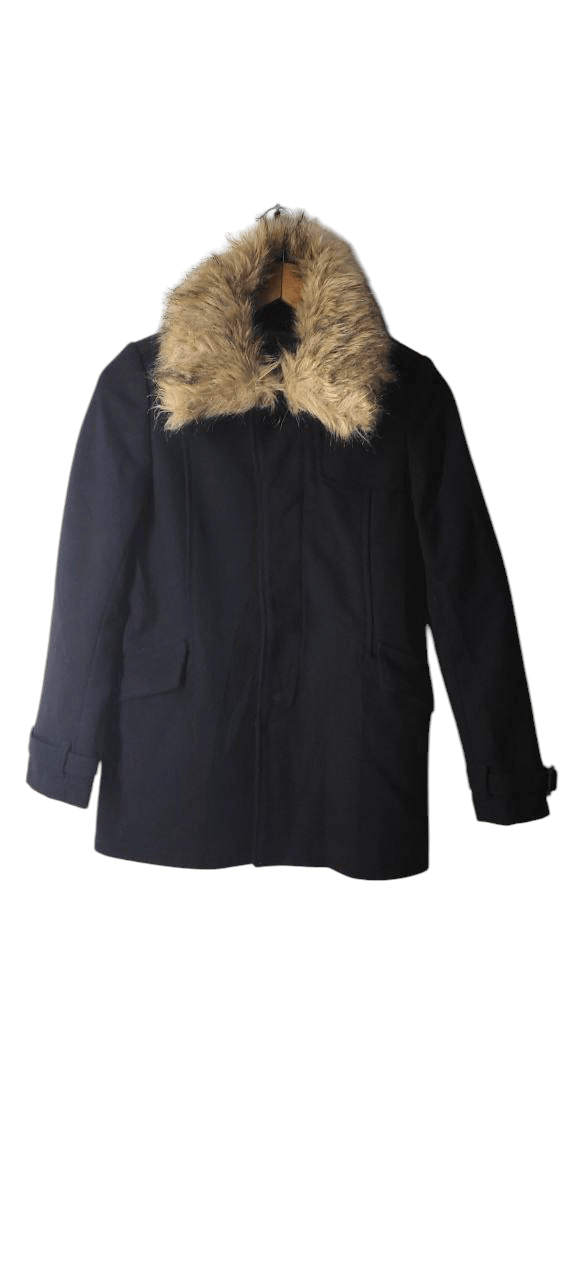 Johnbull JOHNBULL PEACOAT FAUX FUR Size S / US 4 / IT 40 - 1 Thumbnail