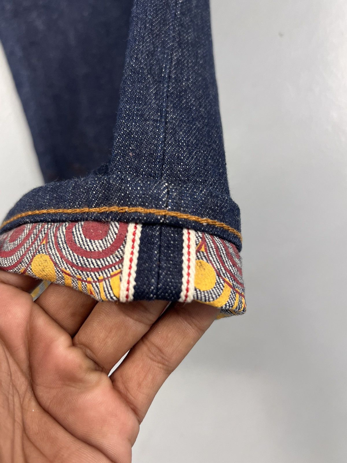 Japanese Brand Vintage Japanese brand salvage fish embroidered denim Size US 40 / EU 56 - 8 Thumbnail