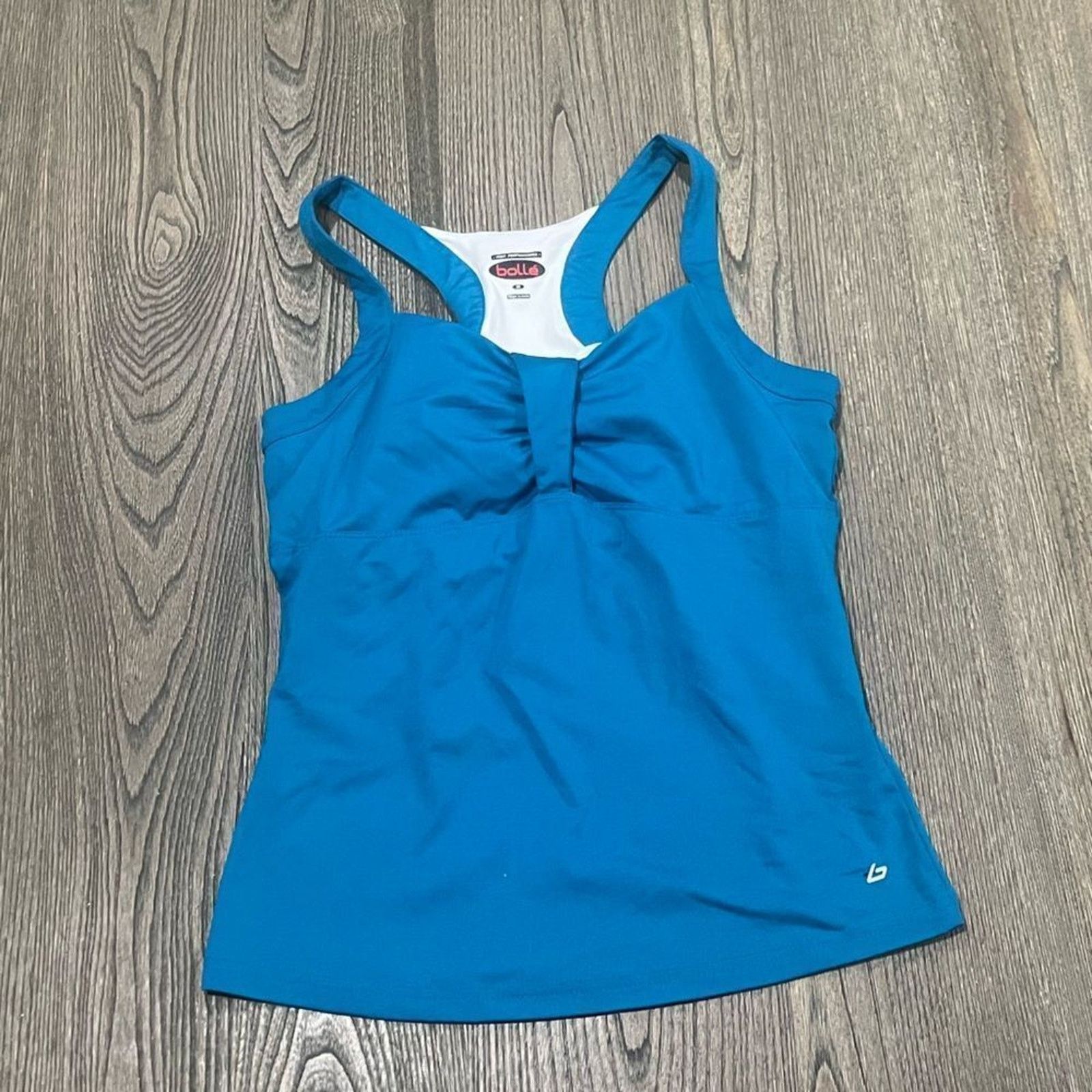 Bolle Bolle Blue High Performance Racer Back Tank Top Size M Size M / US 6-8 / IT 42-44 - 1 Thumbnail
