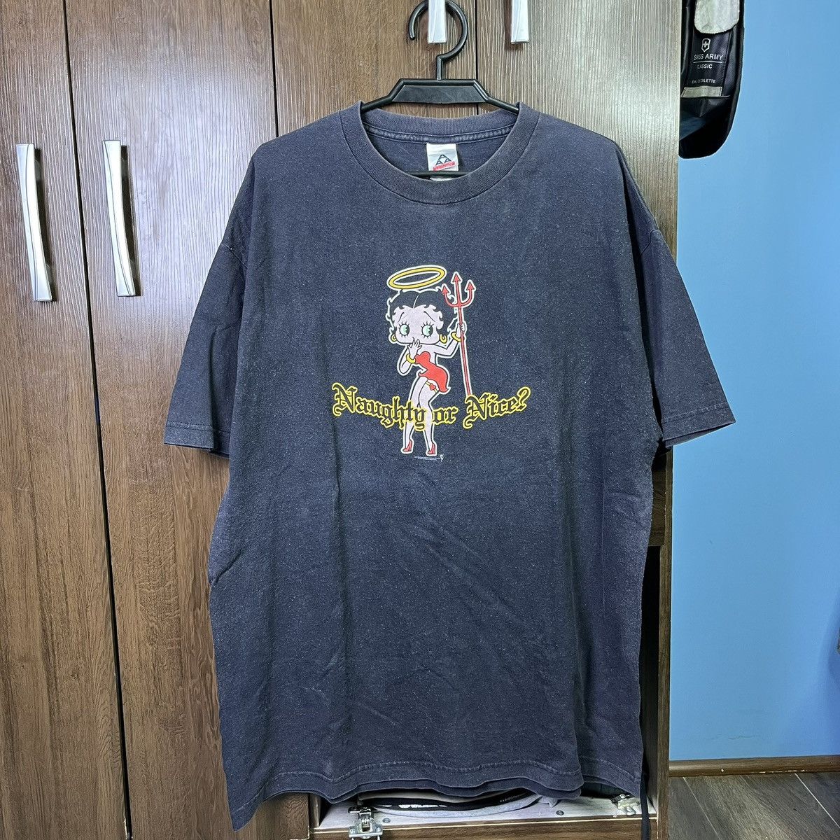 Other betty boop 90s naughty or nice tee Size US XL / EU 56 / 4 - 1 Thumbnail