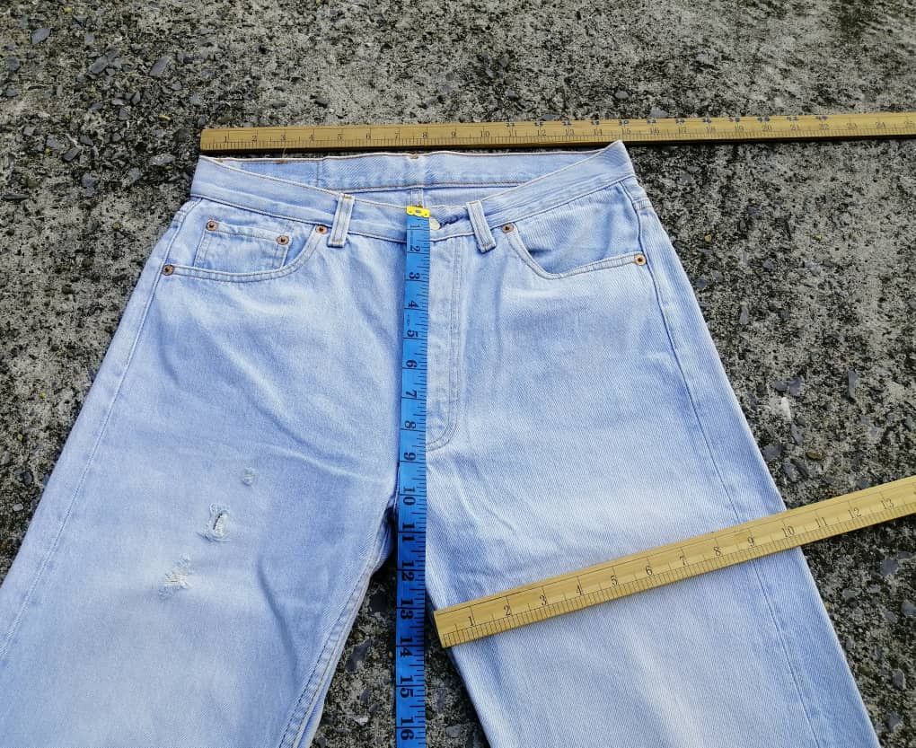 Levi's × Levi's Vintage Clothing × Vintage Vintage Levi's 501xx Fly Button Distressed Denim Jeans Size US 29 - 2 Thumbnail