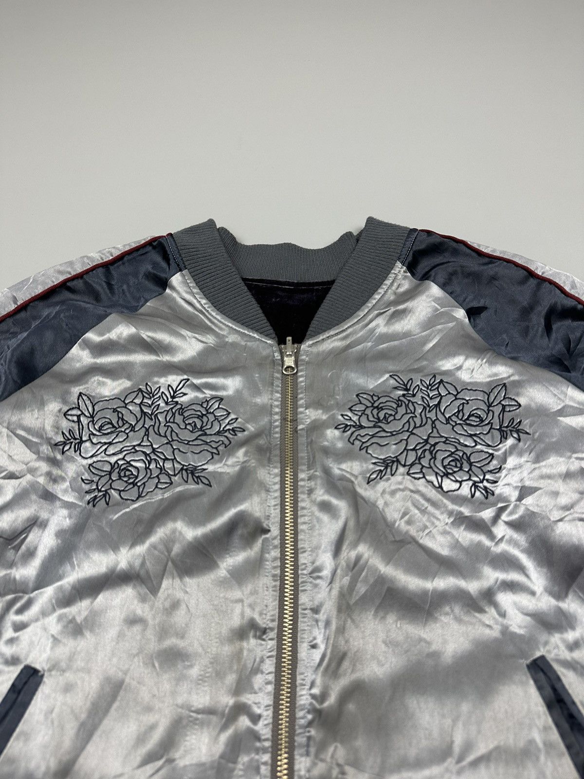 Japanese Brand Japanese Sukajan Embroidered Reversible Suede Jacket Size US M / EU 48-50 / 2 - 5 Thumbnail