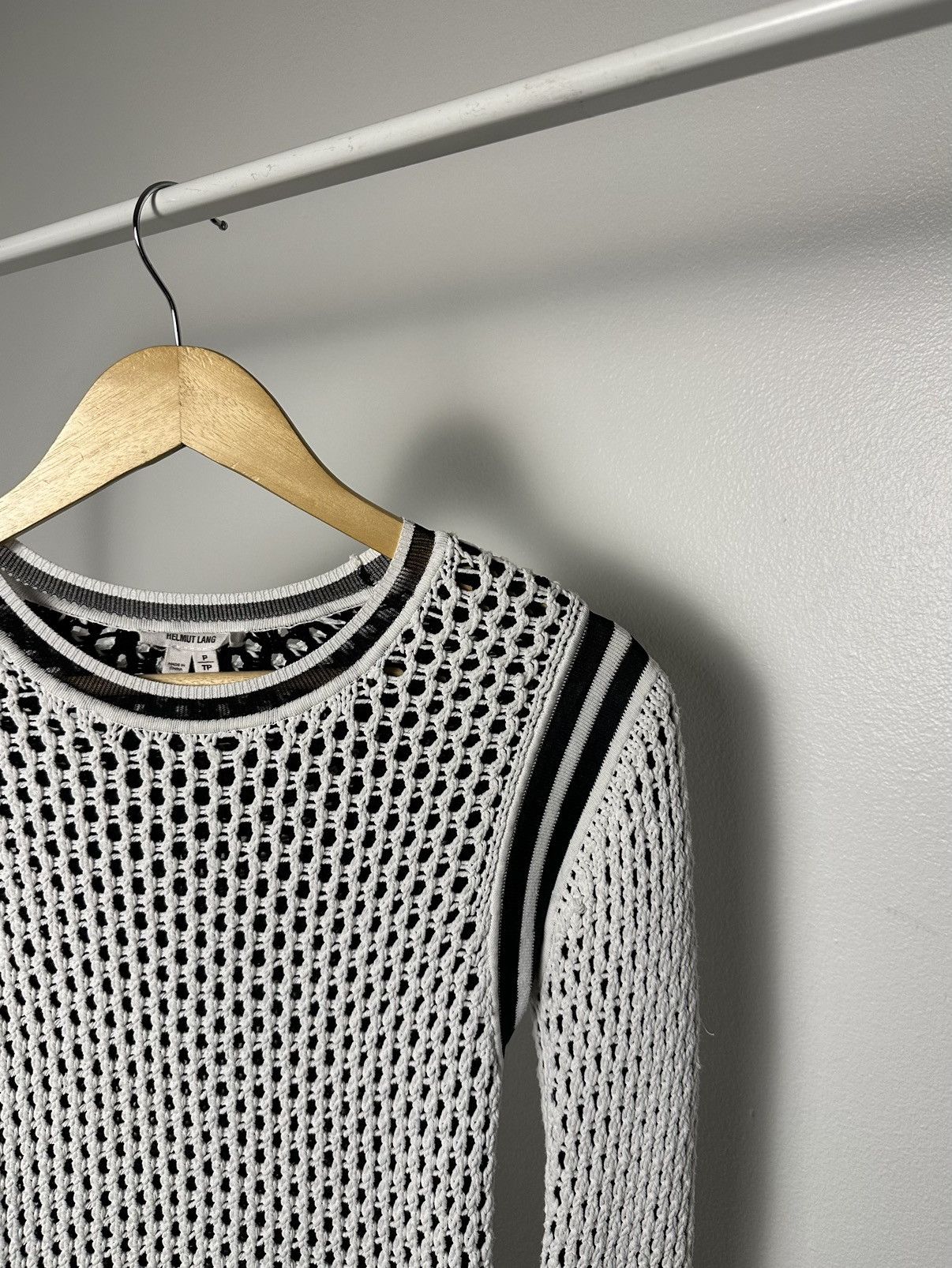 Helmut Lang Helmut Lang Waffle Knit Sweater Size US S / EU 44-46 / 1 - 3 Thumbnail