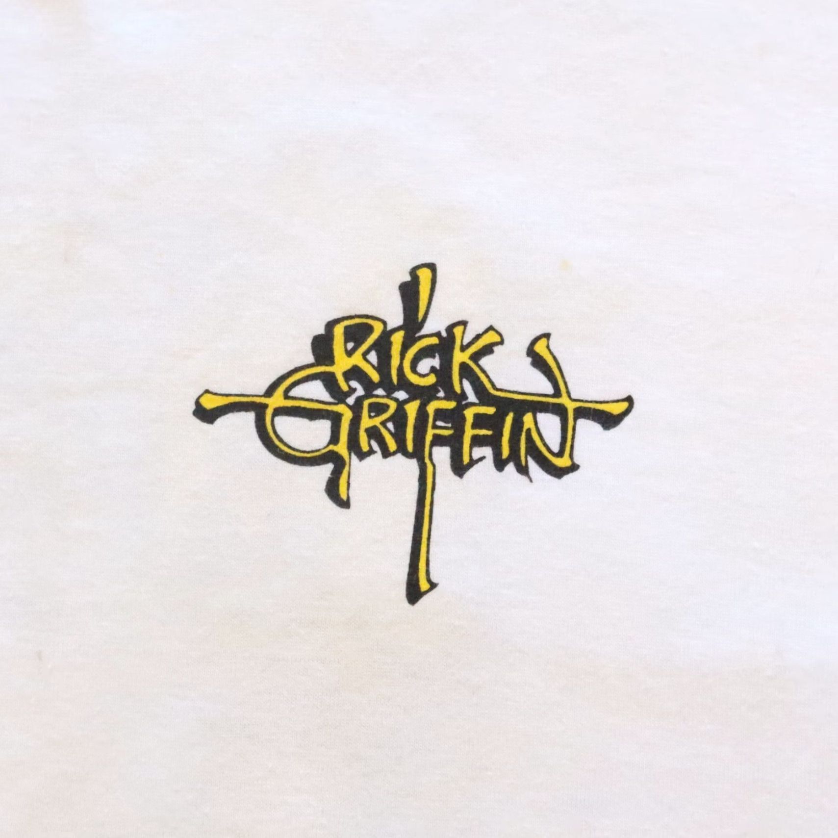 Griffin VINTAGE Rick Griffin Tshirt Cowabunga - White - XL - Men - 90s - T-Shirt Size US XL / EU 56 / 4 - 7 Thumbnail