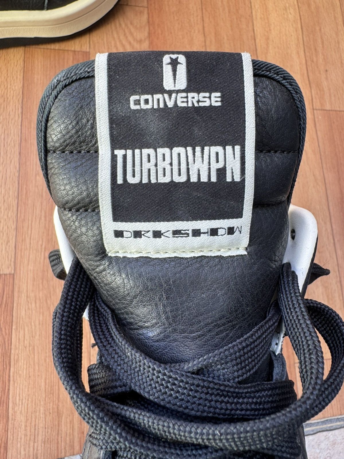 Converse × Rick Owens Drkshdw Turbowpn black cloud sneakers Size US 8.5 / IT 38.5 - 13 Thumbnail