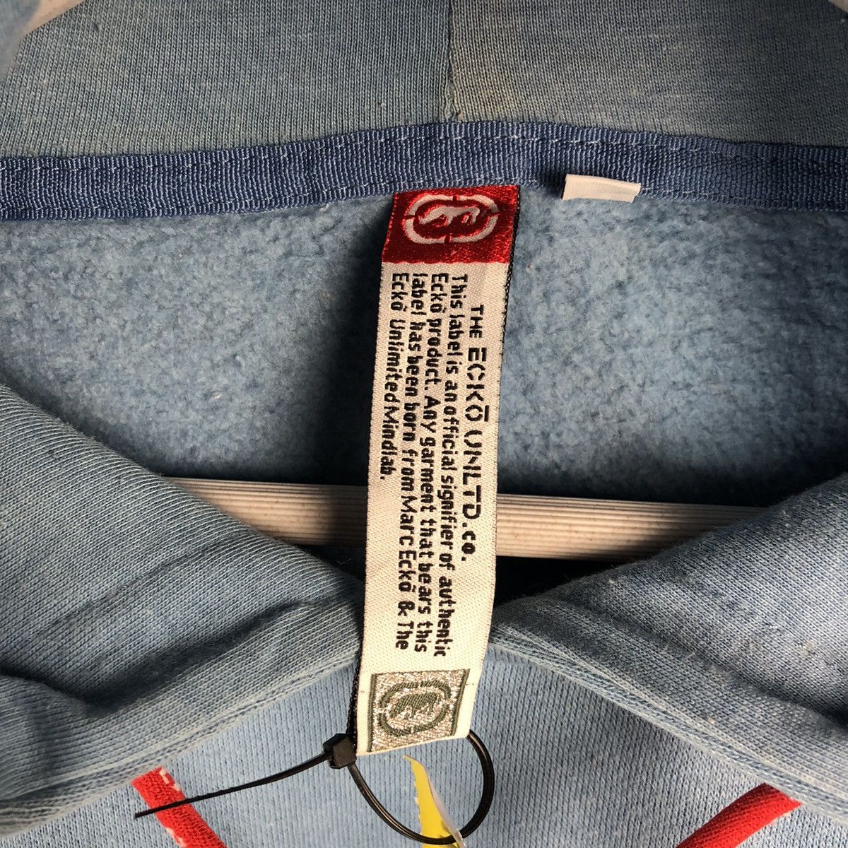 Ecko Unltd. Ecko Unltd vintage ripped baggie Blue Hoodie #A1957 Size US M / EU 48-50 / 2 - 11 Thumbnail