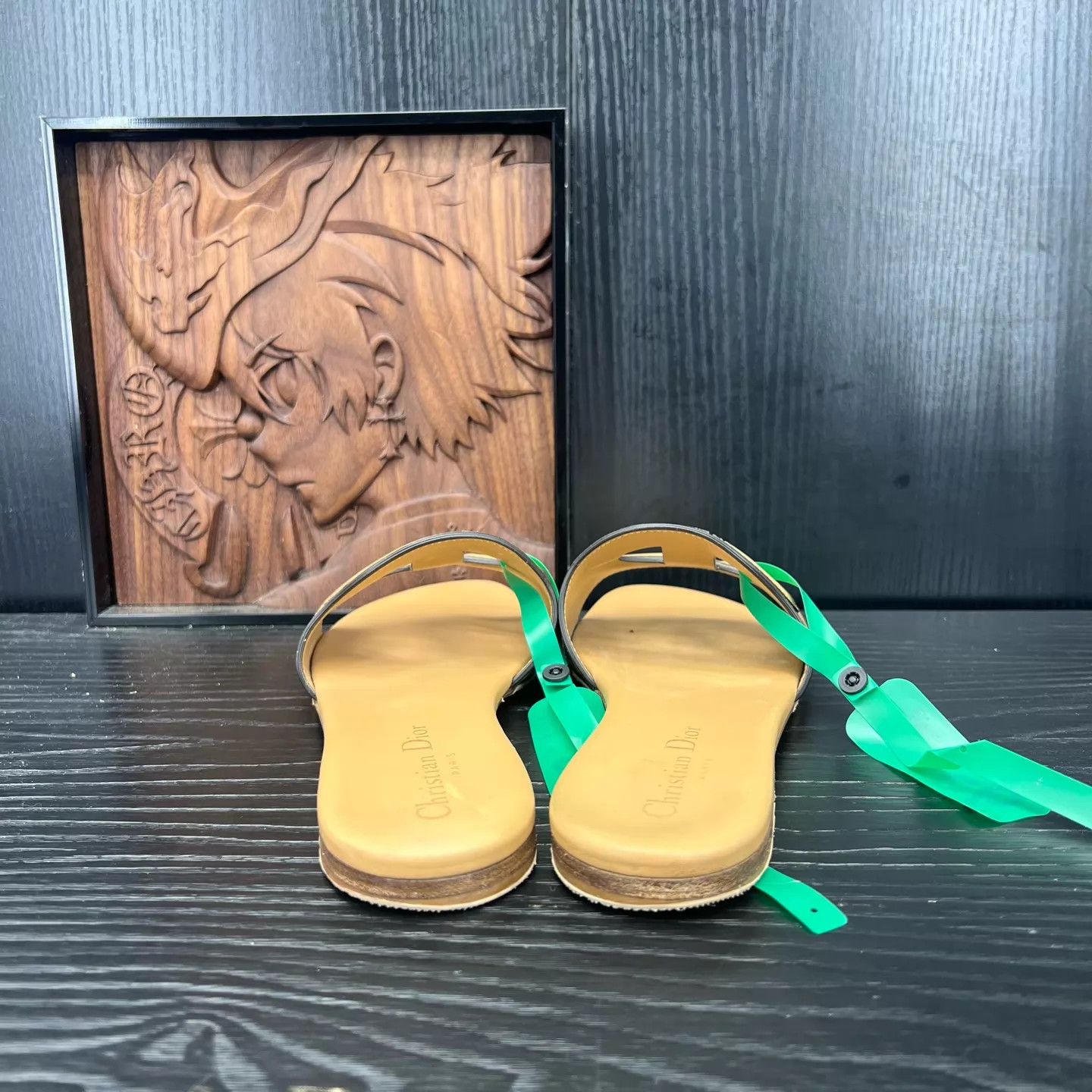 Dior Dior Pig Nose Camel Slipper 37 with box Size US 6.5 / IT 36.5 - 5 Thumbnail