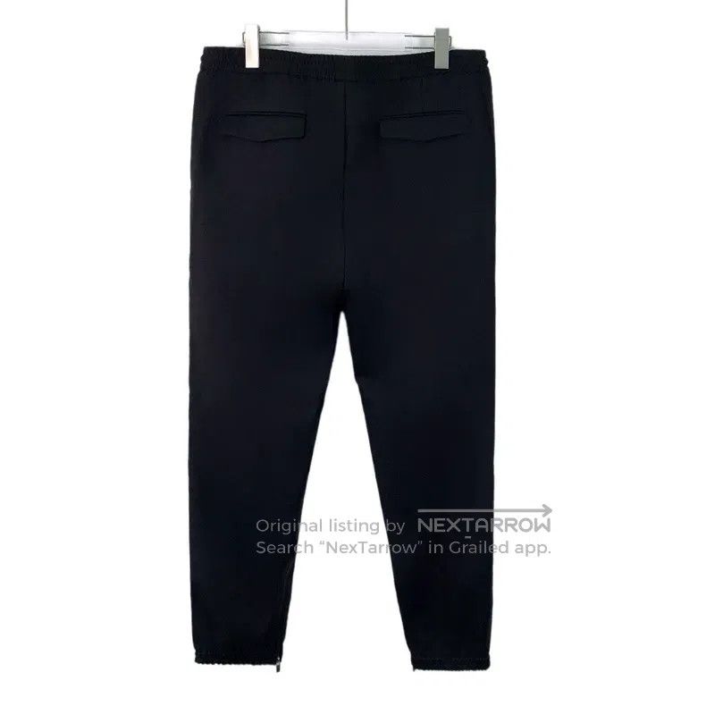 Dior Dior Black wool tie-up casual trousers Size US 36 / EU 52 - 2 Thumbnail
