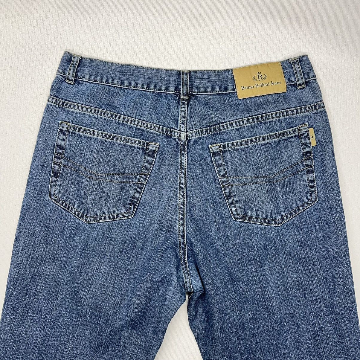 Vintage VTG Bruno Belloni Jeans Men’s 52 Blue Straight Fit Denim Size US 32 / EU 48 - 11 Thumbnail
