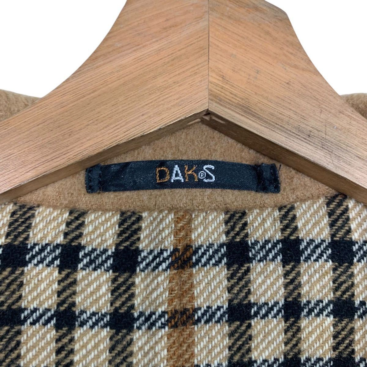 DAKS Vintage 90's DAKS ENGLAND Wool Coat Jacket #2740-C123 Size US L / EU 52-54 / 3 - 13 Thumbnail