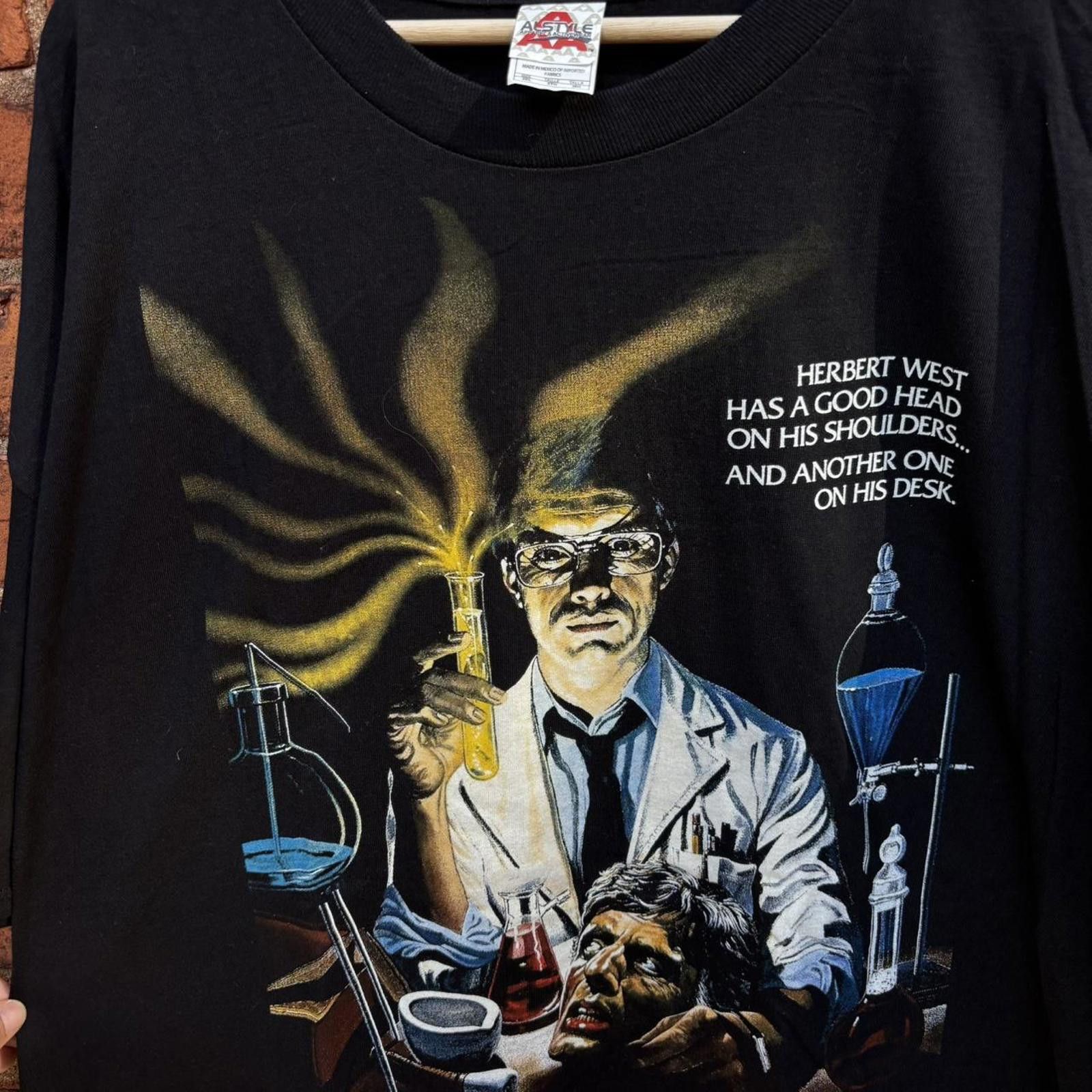 Other Vintage H.P. Lovecraft’s re-animator movie t shirt 00s XXXL Size US XXL / EU 58 / 5 - 3 Thumbnail