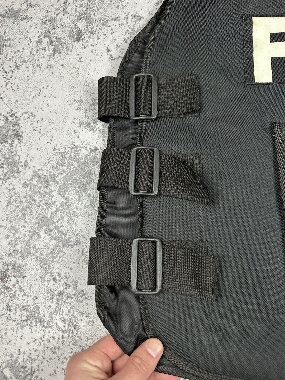 Other FBI Wish Black Tactical Vest Multi Pocket Vintage Size US M / EU 48-50 / 2 - 9 Thumbnail