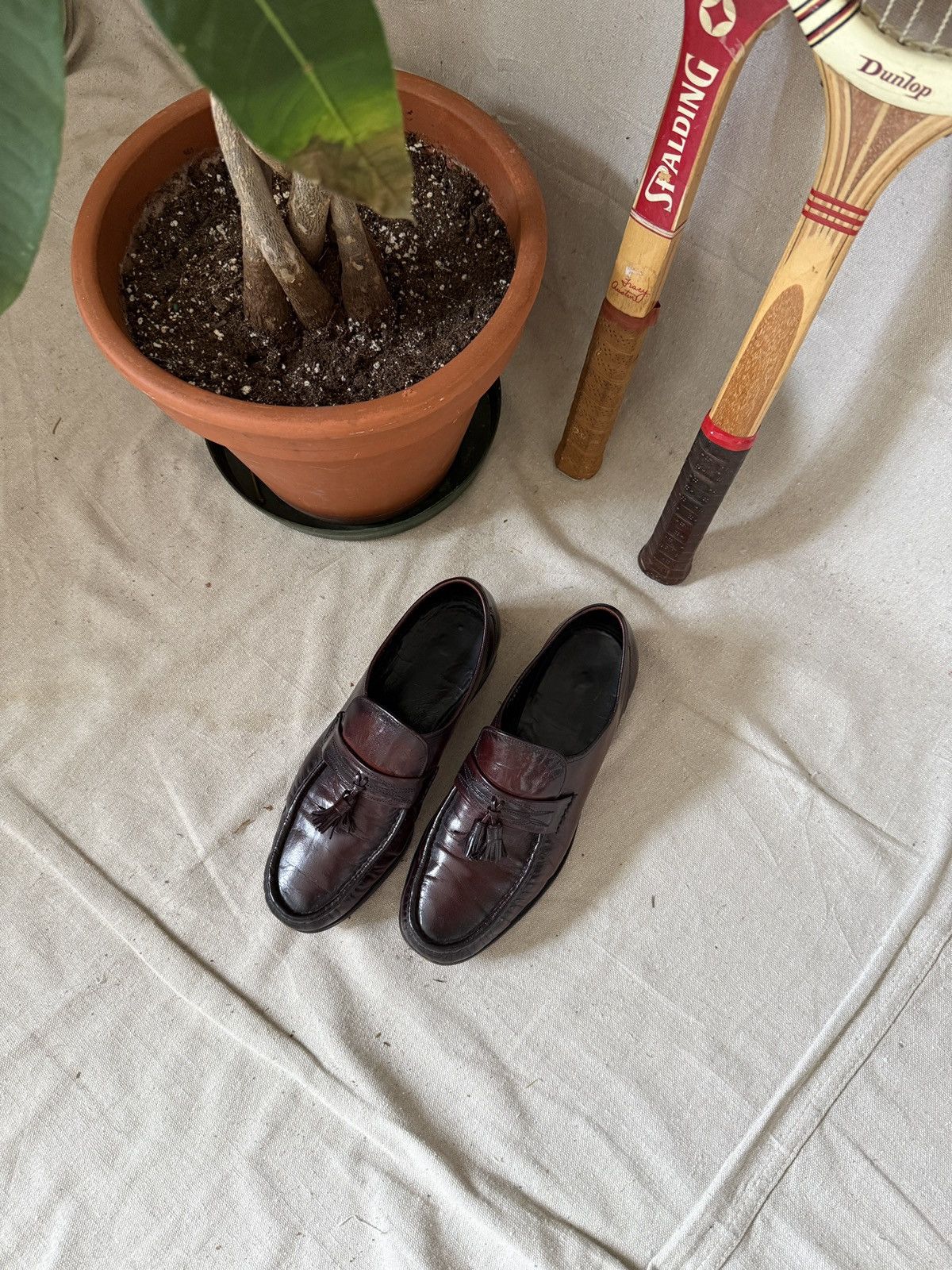 Other 1990s Vintage Leather Loafers | Grailed