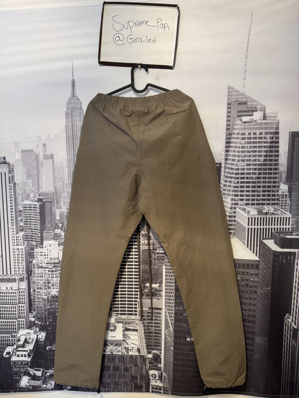 Fear of God Fear of God Essentials Track Pants SZ Medium Taupe💥 Size US 32 / EU 48 - 8 Thumbnail