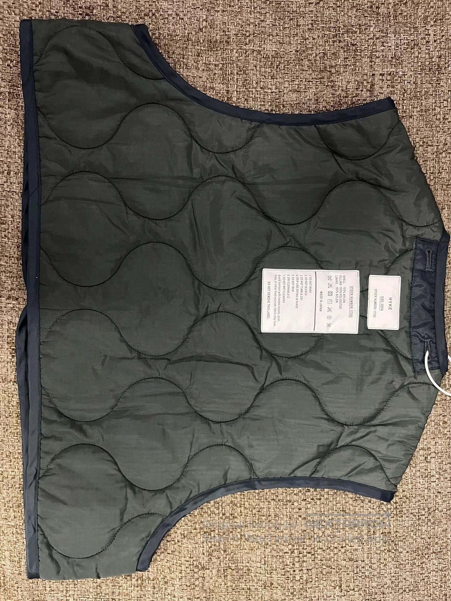HYKE Hyke Quilted Nylon Cotton Vest. Size US M / EU 48-50 / 2 - 2 Thumbnail