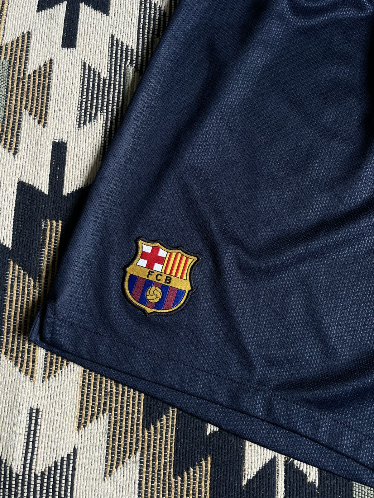 Nike × Vintage Vintage Nike Barcelona Soccer Shorts Size US 36 / EU 52 - 4 Thumbnail