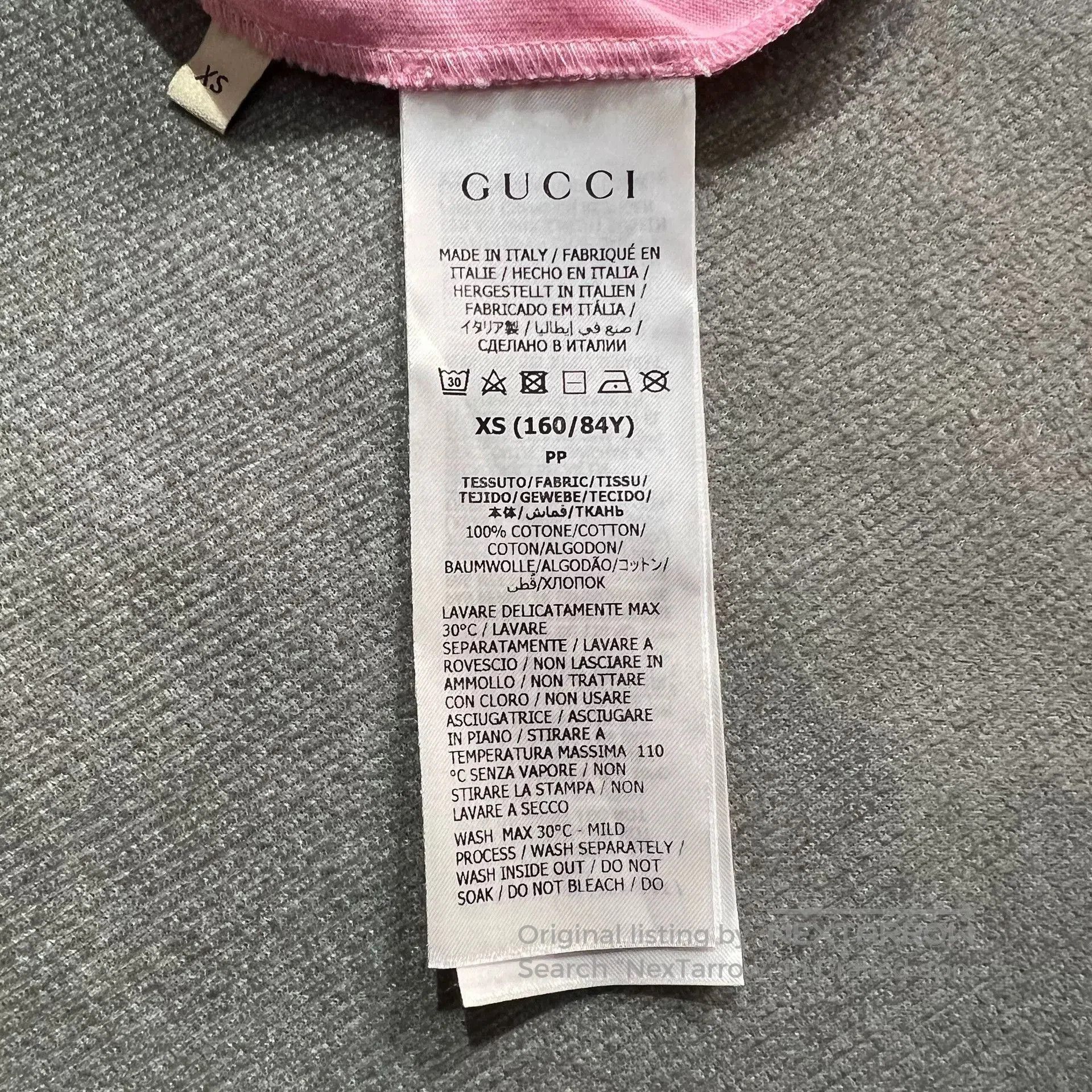 Gucci Gucci x Adidas Pink Logo Short Sleeve. Size XS / US 0-2 / IT 36-38 - 6 Thumbnail