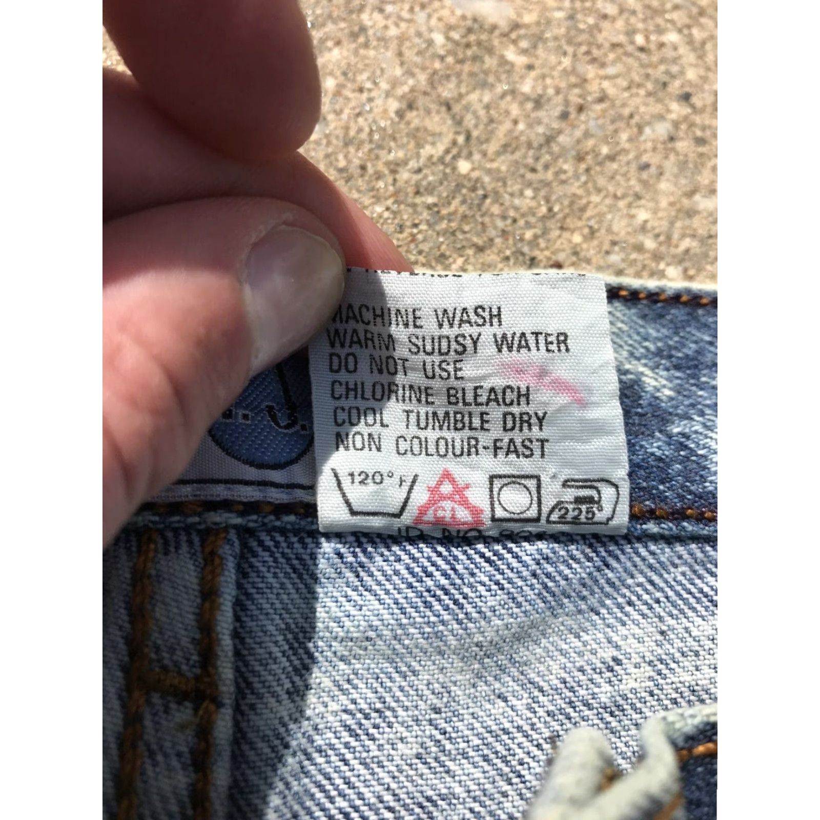 Vintage VINTAGE Gitano Acid Wash Jeans Mens 36x32.5 Regular Fit Distressed 90s Size US 36 / EU 52 - 3 Thumbnail