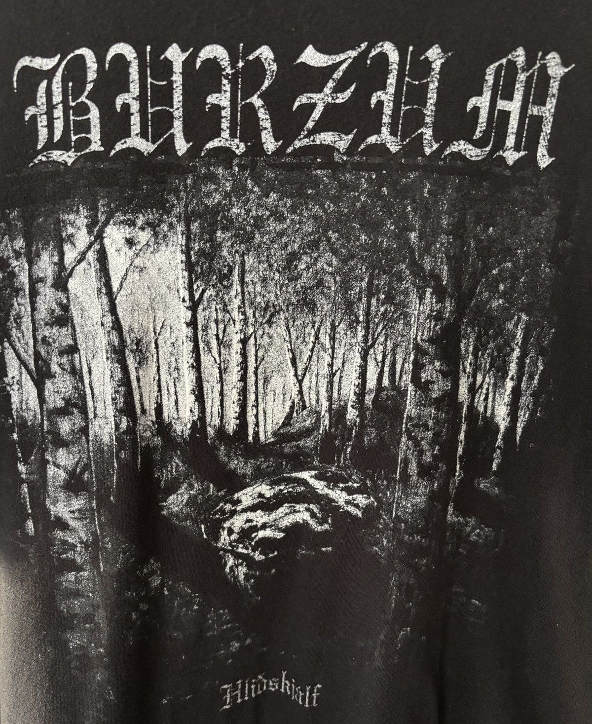 Band Tees Burzum Hlidskjalf Black Metal Vintage Tee XL Size US XL / EU 56 / 4 - 3 Thumbnail