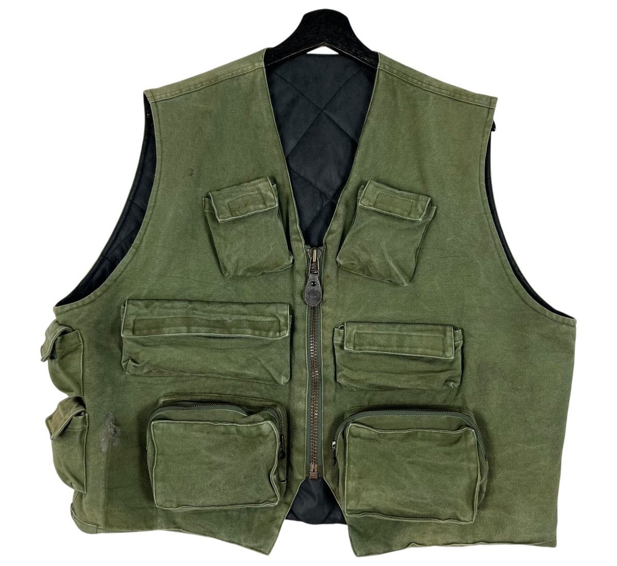Vintage Vintage Distressed Union Made Japan Tactical Duck Jacket Size US L / EU 52-54 / 3 - 1 Thumbnail