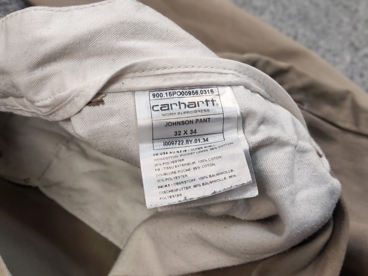 Carhartt Vintage Carhartt Logo Johnson beige Canvas Trouser Pants Size US 32 / EU 48 - 17 Thumbnail