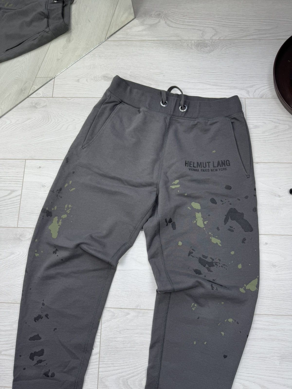 Helmut Lang Helmut Lang Cross Sweatpants Black Size Small Size US 30 / EU 46 - 2 Thumbnail