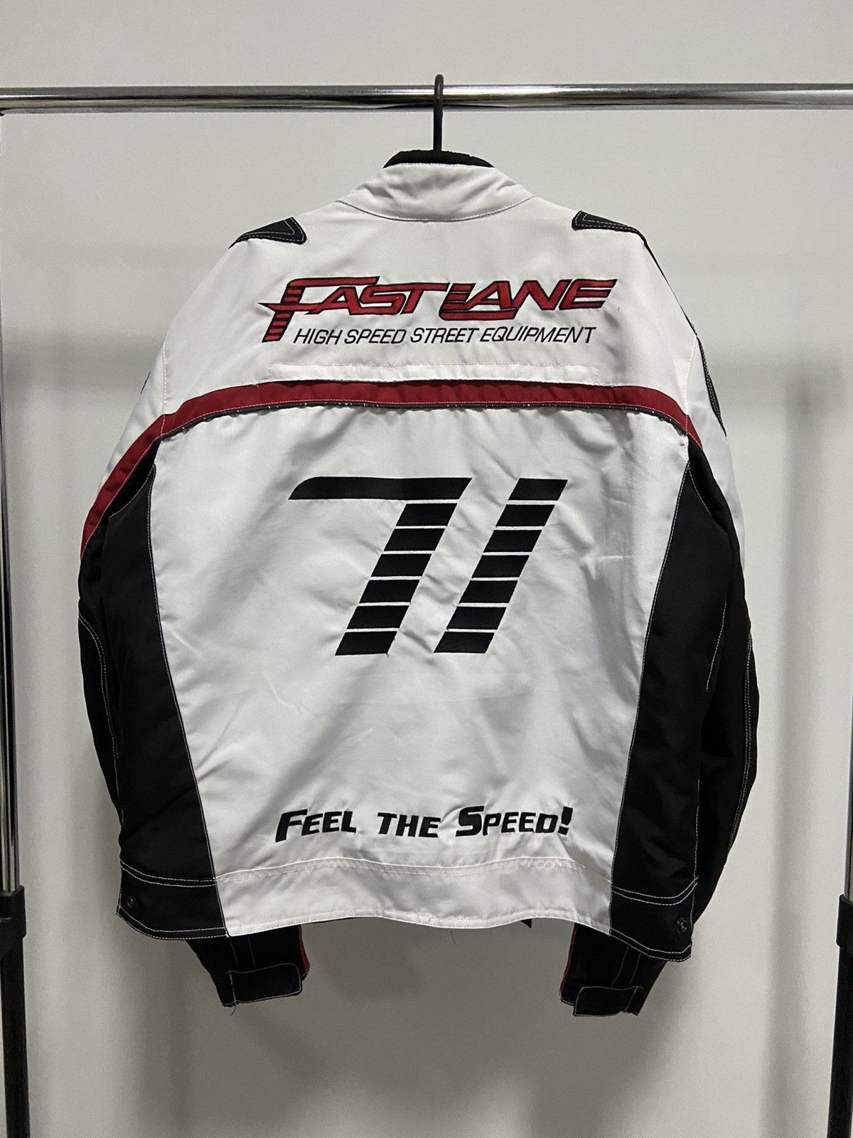 Fast lane High Speed Racing Jacket Vintage Big Logo