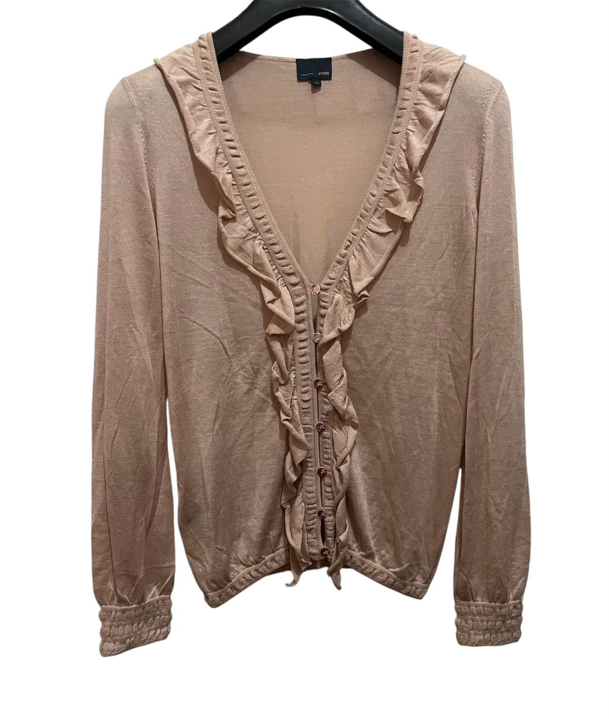 Fendi FENDI CASHMERE CARDIGANS Size M / US 6-8 / IT 42-44 - 1 Thumbnail