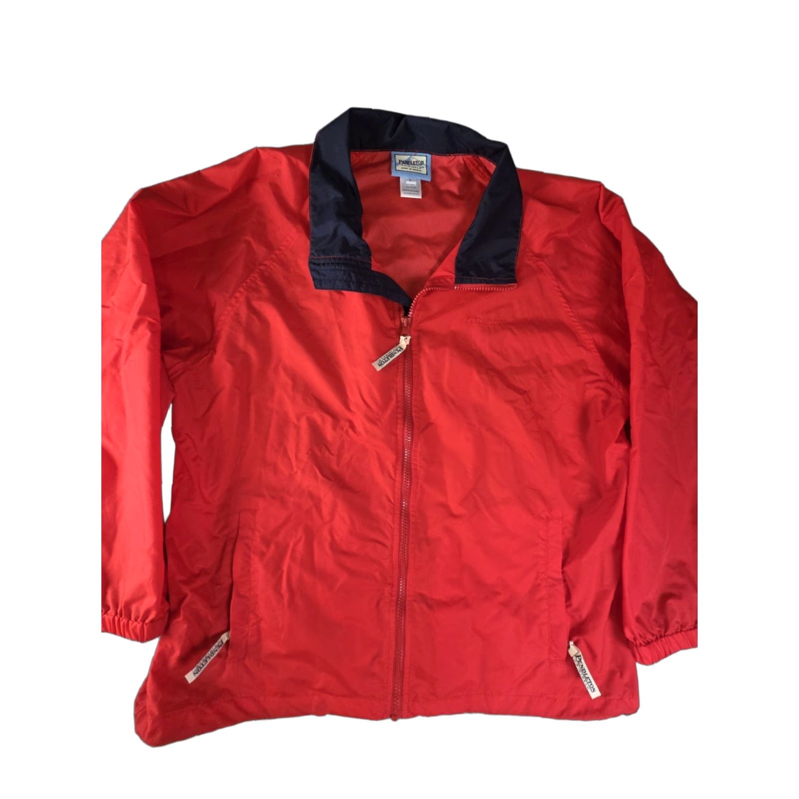 Pendleton VINTAGE Pendleton Red Windbreaker Full Zip Jacket L Size US L / EU 52-54 / 3 - 1 Thumbnail