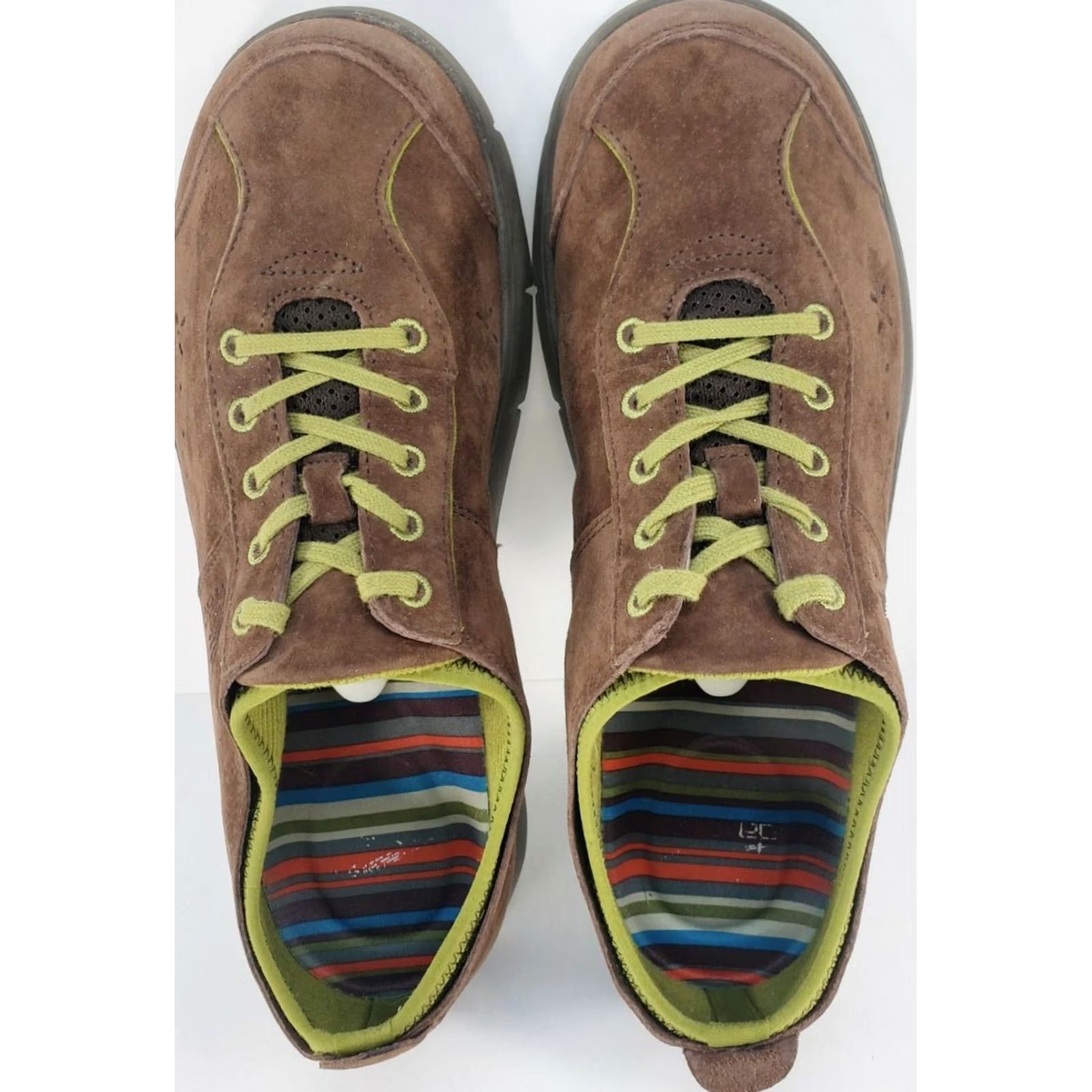 Dansko Dansko Elise Sneaker Shoes Brown Suede Green Low Top Size 9M 40EU 4401062000 Size M / US 6-8 / IT 42-44 - 6 Thumbnail