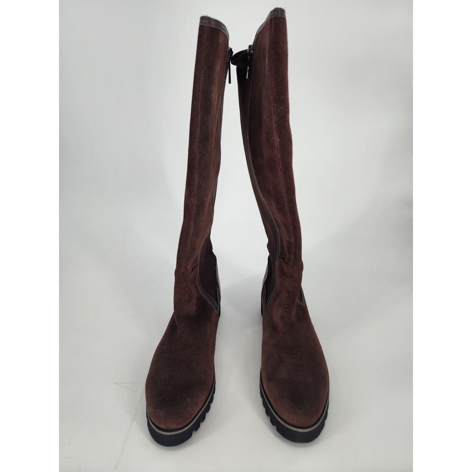 Donald Pliner Donald Pliner Erwincs Leather Knee High Brown Boots Size 5.5 Size US 5.5 / IT 35.5 - 8 Thumbnail
