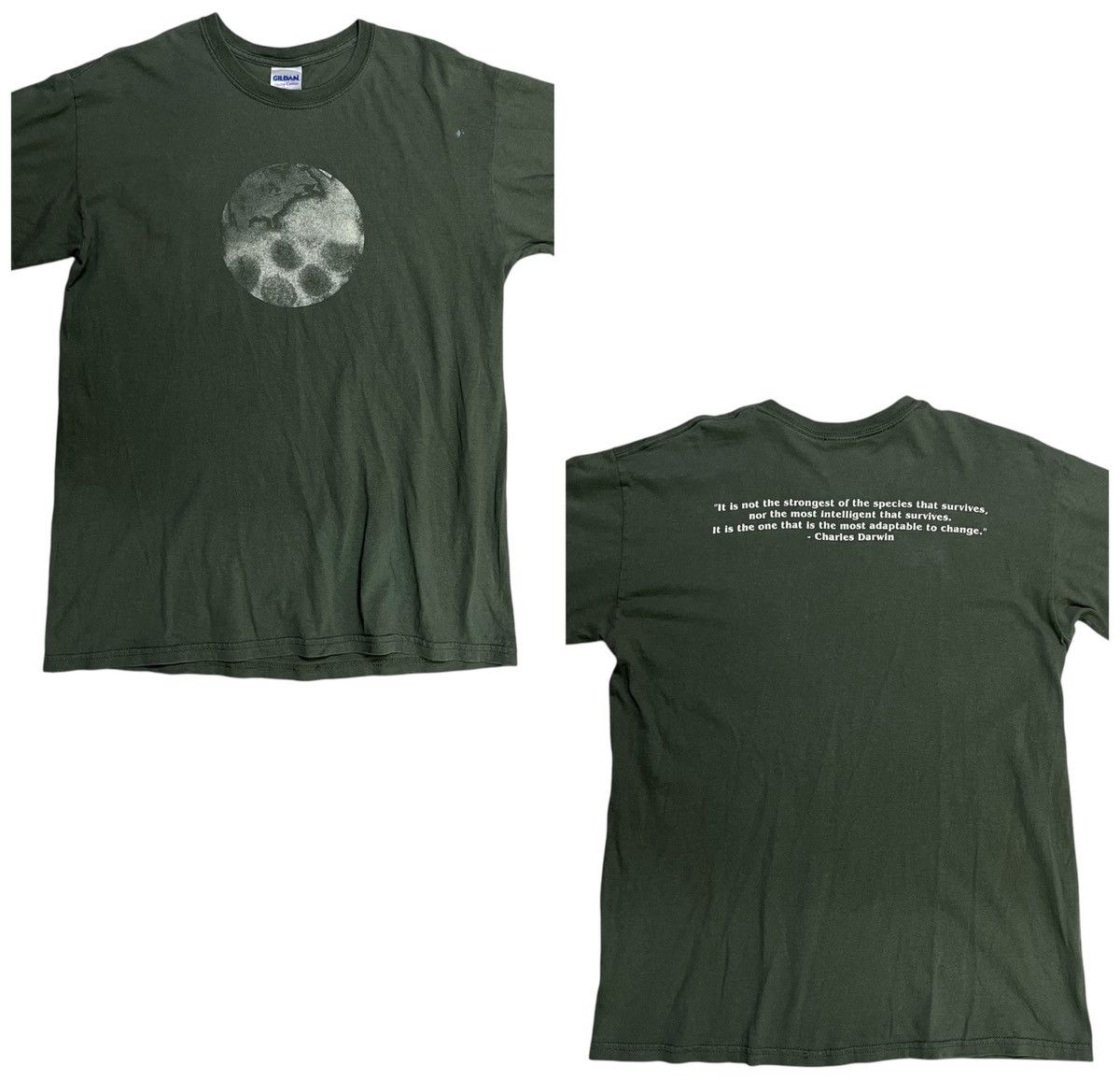Vintage Vintage Charles Darwin Quotes T Shirt Size US S / EU 44-46 / 1 - 1 Thumbnail