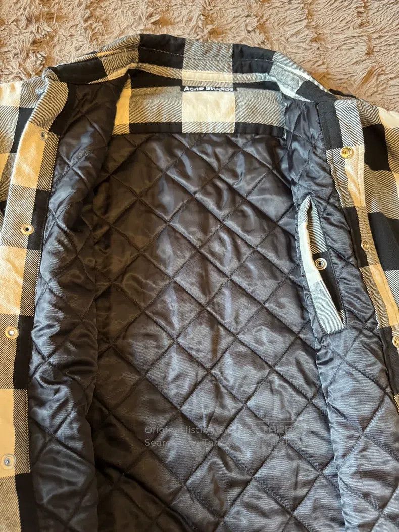 Acne Studios Acne Studios Autumn/Winter Plaid Cotton-Padded Coat Size US M / EU 48-50 / 2 - 3 Thumbnail