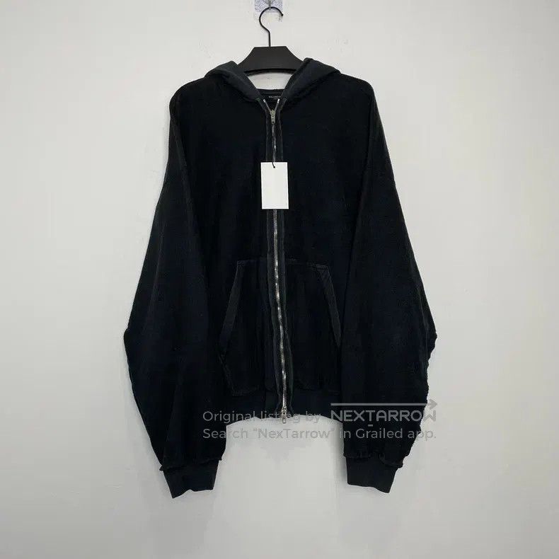 Balenciaga Balenciaga Overlapping logo zip hoodie Size US M / EU 48-50 / 2 - 1 Thumbnail