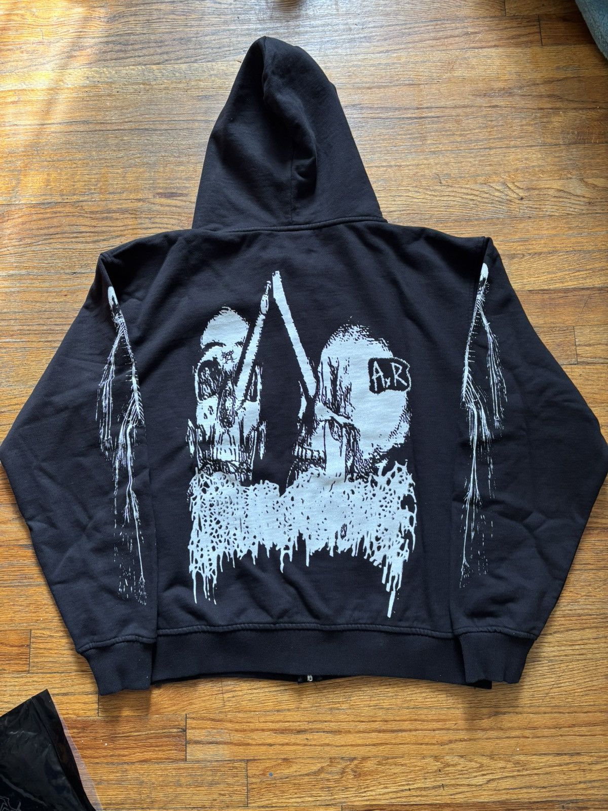 Revenge Revenge Actual Hate Ken Carson Brutality Zip Up Hoodie Black Size US M / EU 48-50 / 2 - 2 Thumbnail