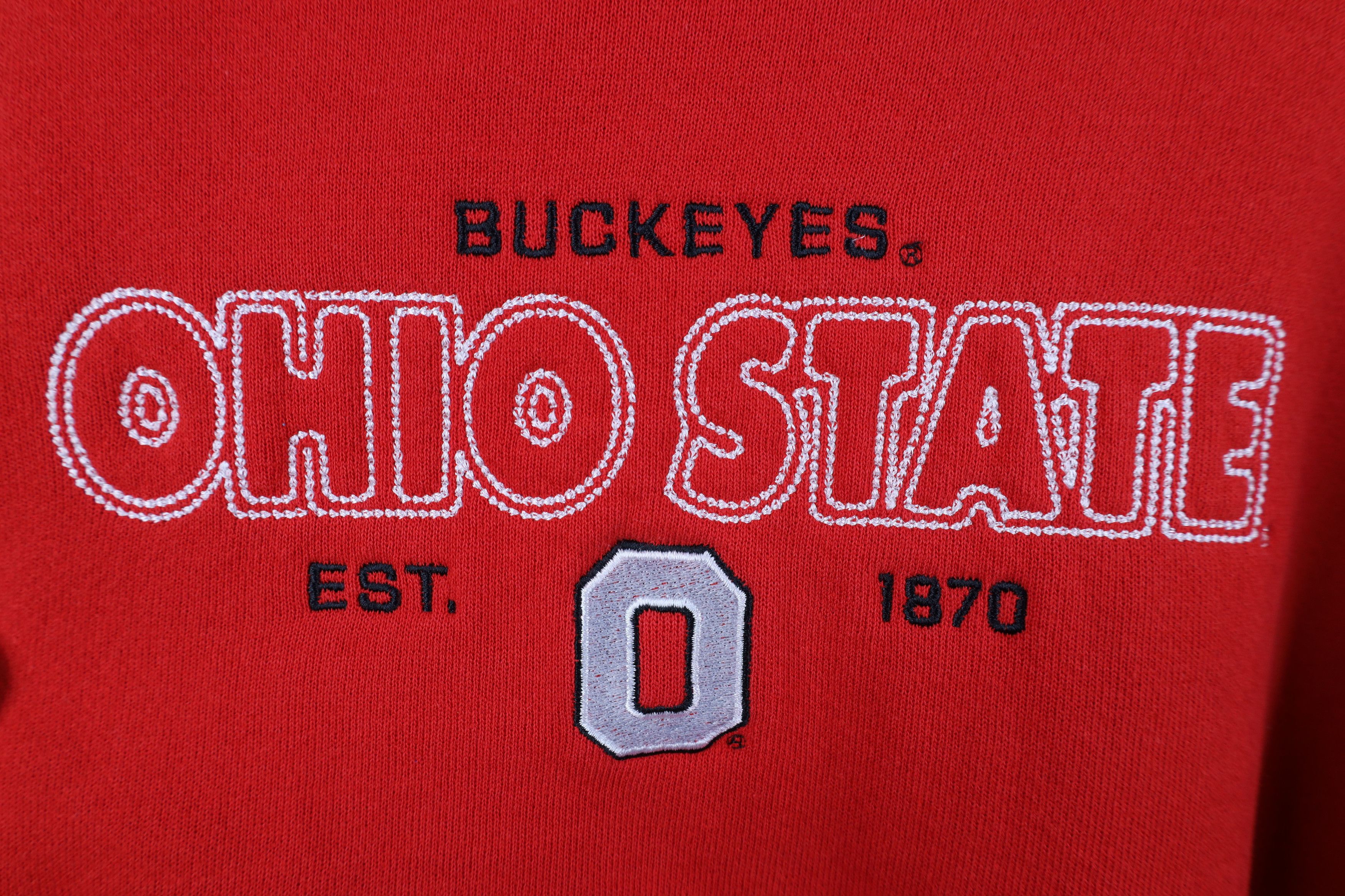 Vintage Vintage 90s Spell Ohio State University Crewneck Sweatshirt Size US L / EU 52-54 / 3 - 4 Thumbnail