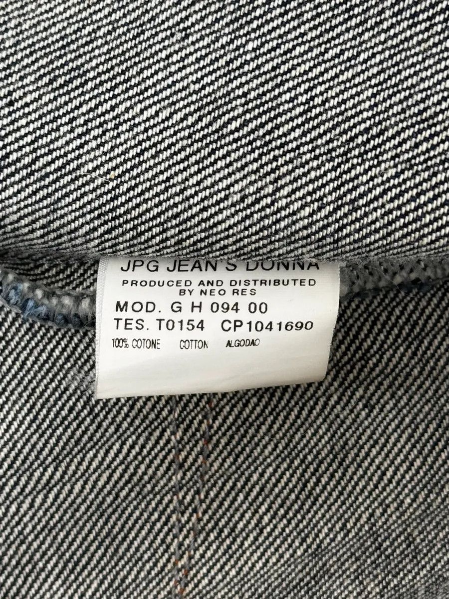Jean Paul Gaultier 2000s Jean Paul Gaultier Blue Elastic Sleeveless Vest Denim Jacket Size S / US 4 / IT 40 - 15 Thumbnail