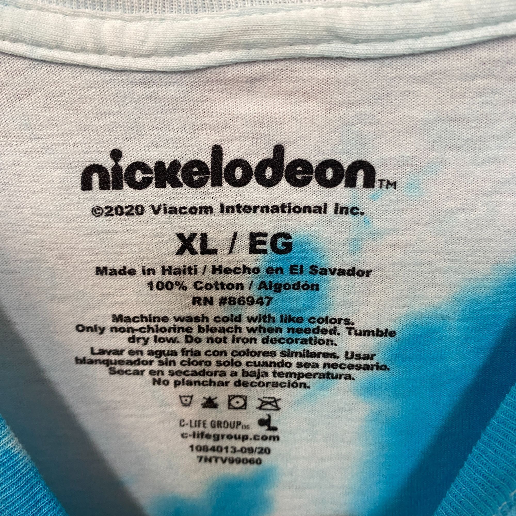 Nickelodeon Nickelodeon Best of the 90's Cartoon Mash Tie Dye T-Shirt XL Size US XL / EU 56 / 4 - 4 Thumbnail