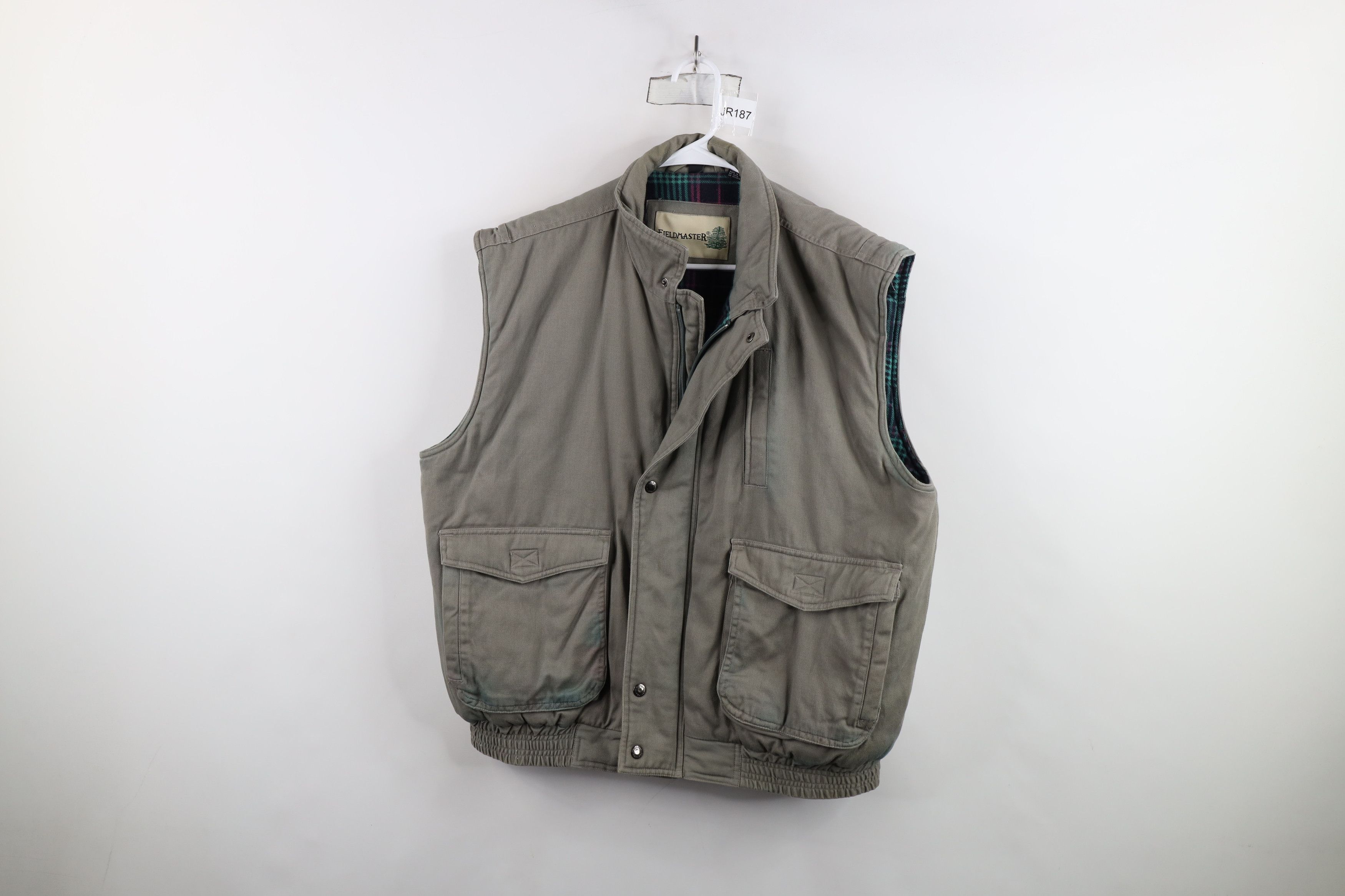 Vintage Vintage 90s Streetwear Lined Full Zip Puffer Vest Jacket Size US L / EU 52-54 / 3 - 1 Thumbnail