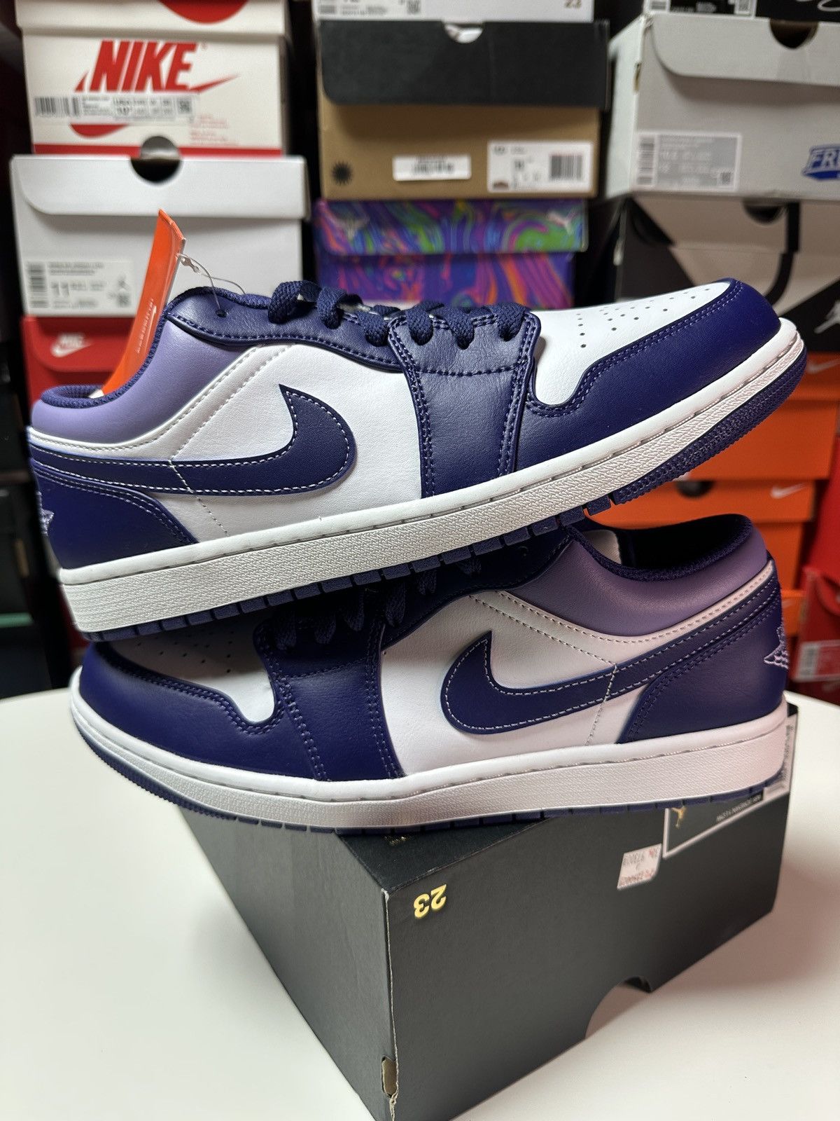 Jordan Brand New Nike Air Jordan 1 Low AJ1 Size 10 US MEN SKY J PURPLE Size US 10 / EU 43 - 2 Thumbnail
