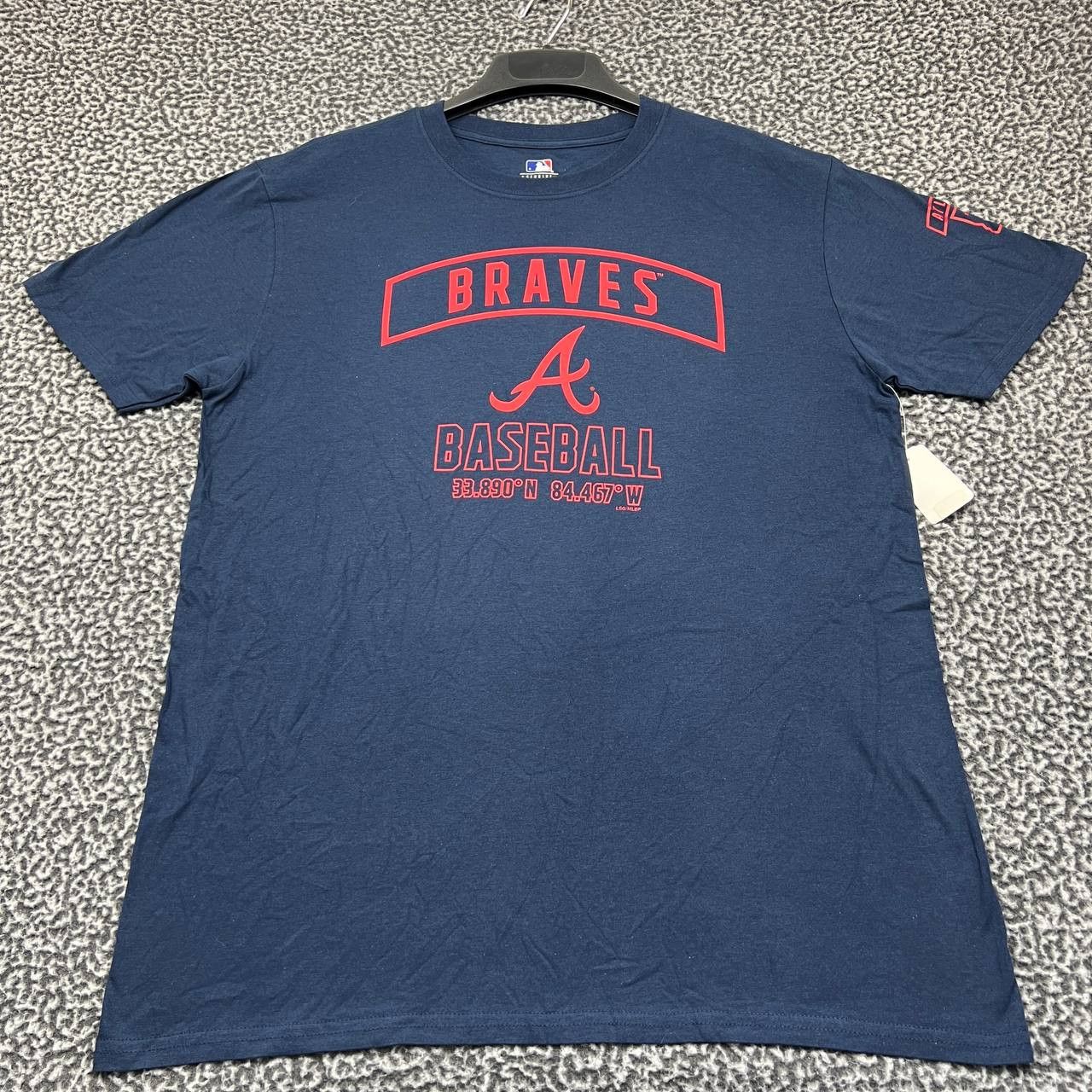 MLB Atlanta Braves Shirt Men Large Blue MLB Cotton New L Size US L / EU 52-54 / 3 - 1 Thumbnail