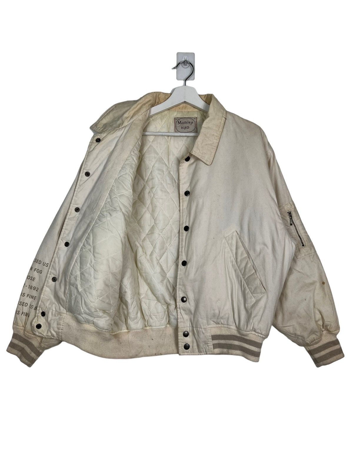 Japanese Brand 🔥 VINTAGE MEMORY ROAD BOMBER JACKET Size US L / EU 52-54 / 3 - 9 Thumbnail