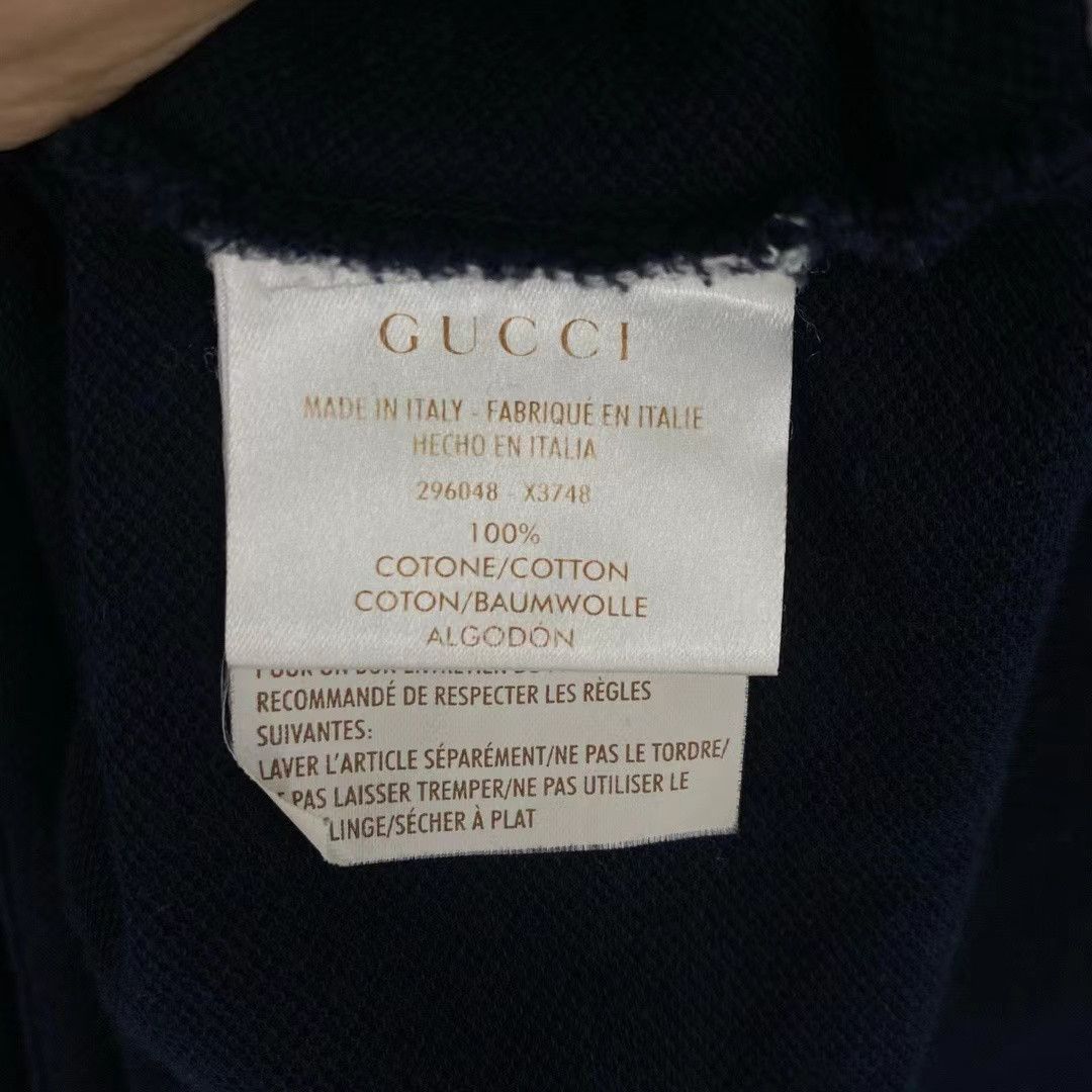 Gucci Gucci striped badge short-sleeved POLO shirt Nextarrow-2412 Size US XL / EU 56 / 4 - 5 Thumbnail
