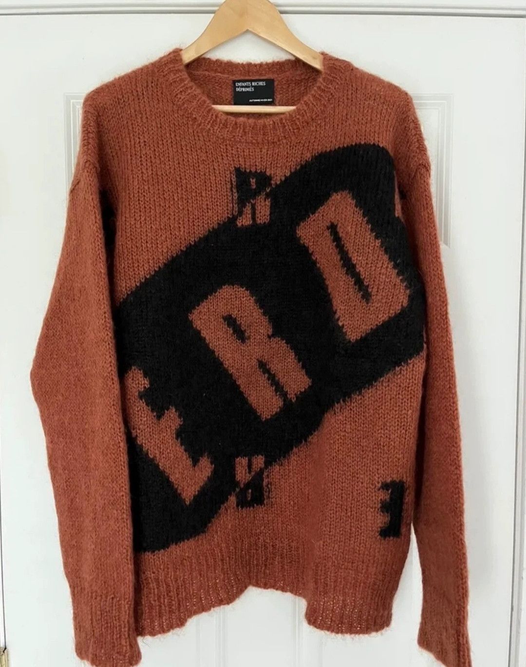 Enfants Riches Deprimes Enfants Riches Deprimes Mohair Logo Sweater Size US L / EU 52-54 / 3 - 1 Thumbnail
