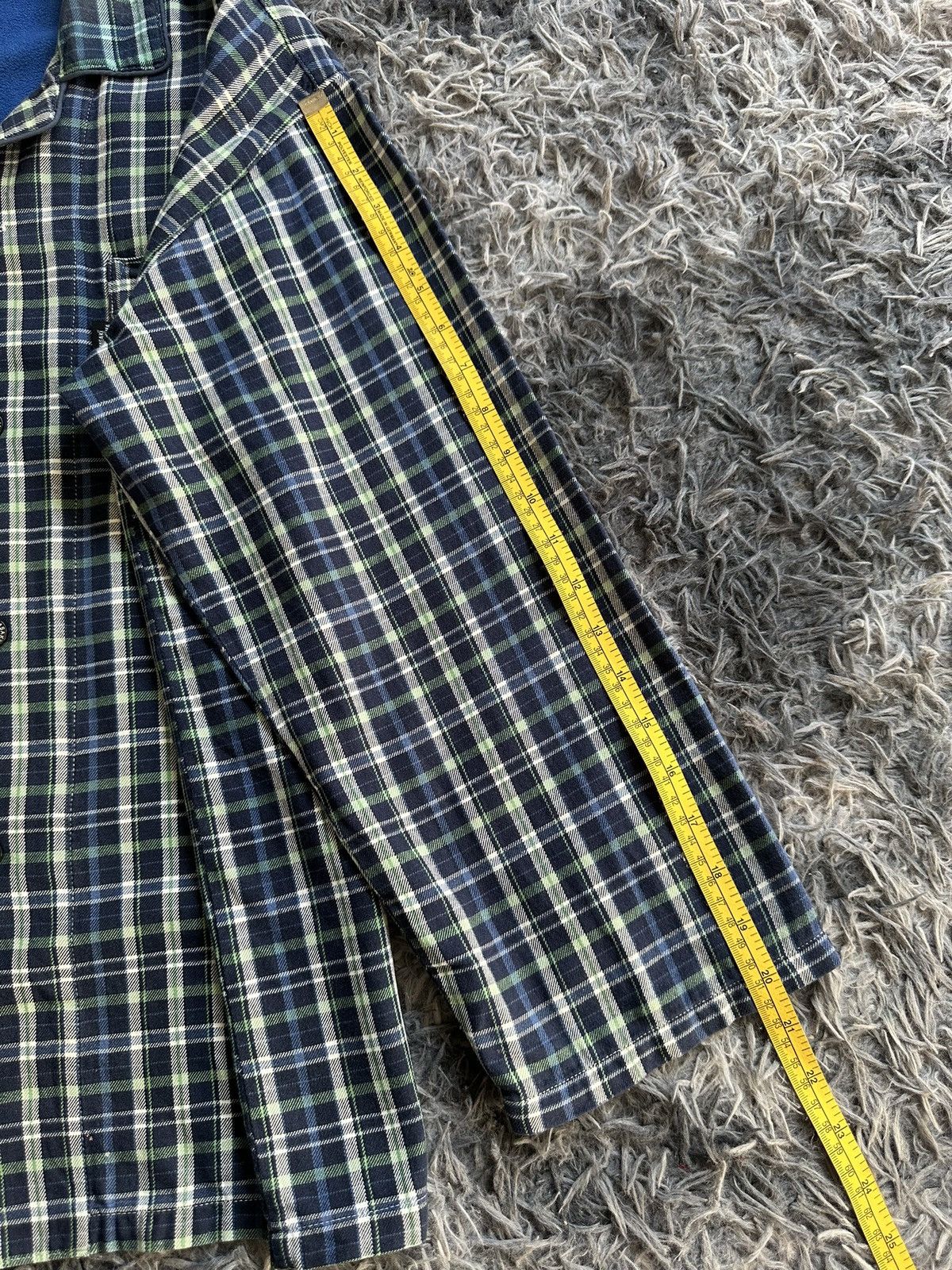 Masaki Matsushima 00's Masaki Matsushima flannel plaid open color shirt Size US L / EU 52-54 / 3 - 13 Thumbnail