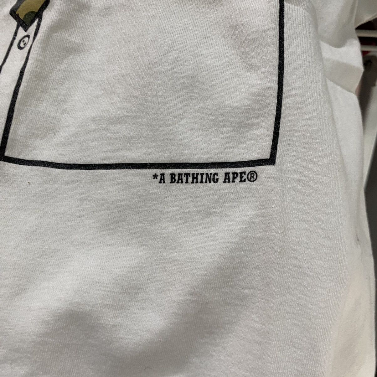 Bape × Nigo RARE OG Bape Tie Design Shirt Tee (2009) Size US M / EU 48-50 / 2 - 6 Thumbnail