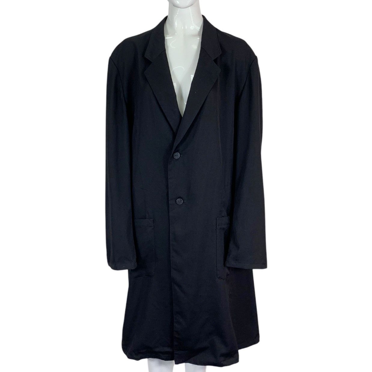 Yohji Yamamoto SS 2023 YOHJI YAMAMOTO POUR HOMME OVERCOAT JACKET Size US M / EU 48-50 / 2 - 1 Thumbnail