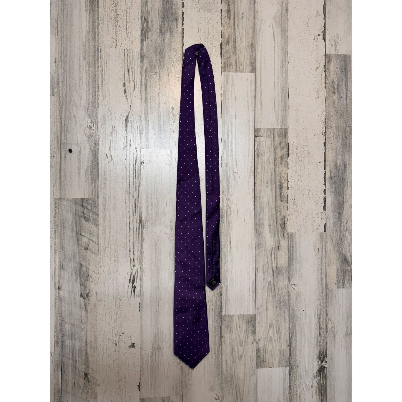 Jos. A. Bank Jos. A. Bank Executive Collection tie in purple with small w Size ONE SIZE - 2 Thumbnail