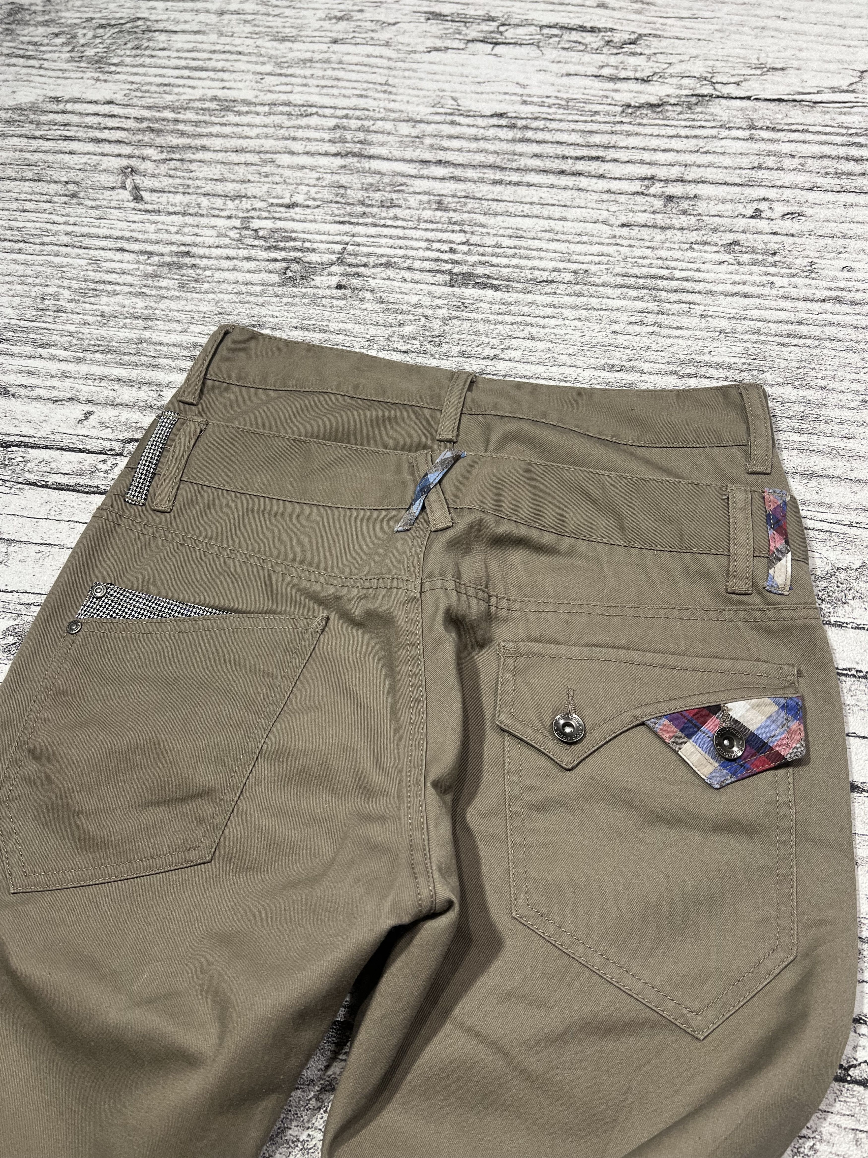 Japanese Brand 2000s Hysteric Cdg Double Waist Bootcut Flare Y2k Lgb Ifsix Size US 27 - 4 Thumbnail