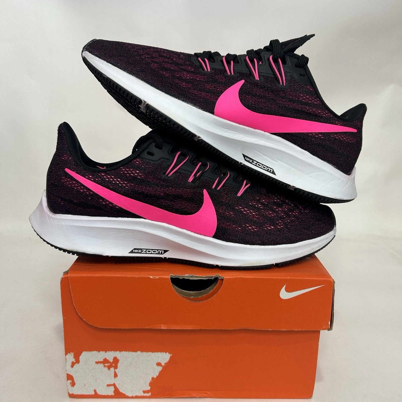 Nike Nike Air Zoom Pegasus 36 WMNS “Pink Blast/True Berry" Size US 7 / IT 37 - 1 Thumbnail